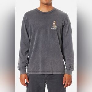 Men's Gray Long Sleeve Shirt